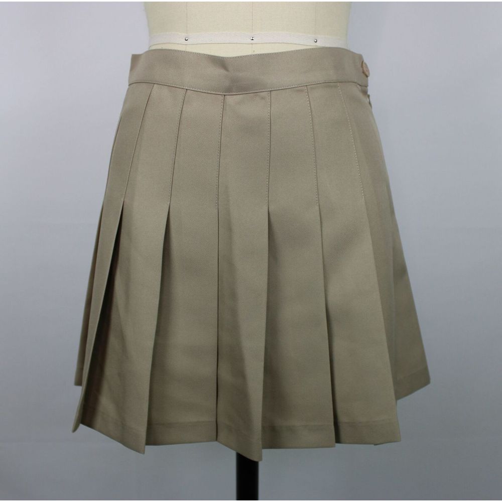 American Apparel Tennis Skirt Sz S Khaki New $48 View 2